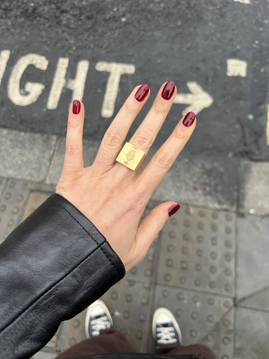 Palestine Mon Amour - Cypress Tree Gaza Ring