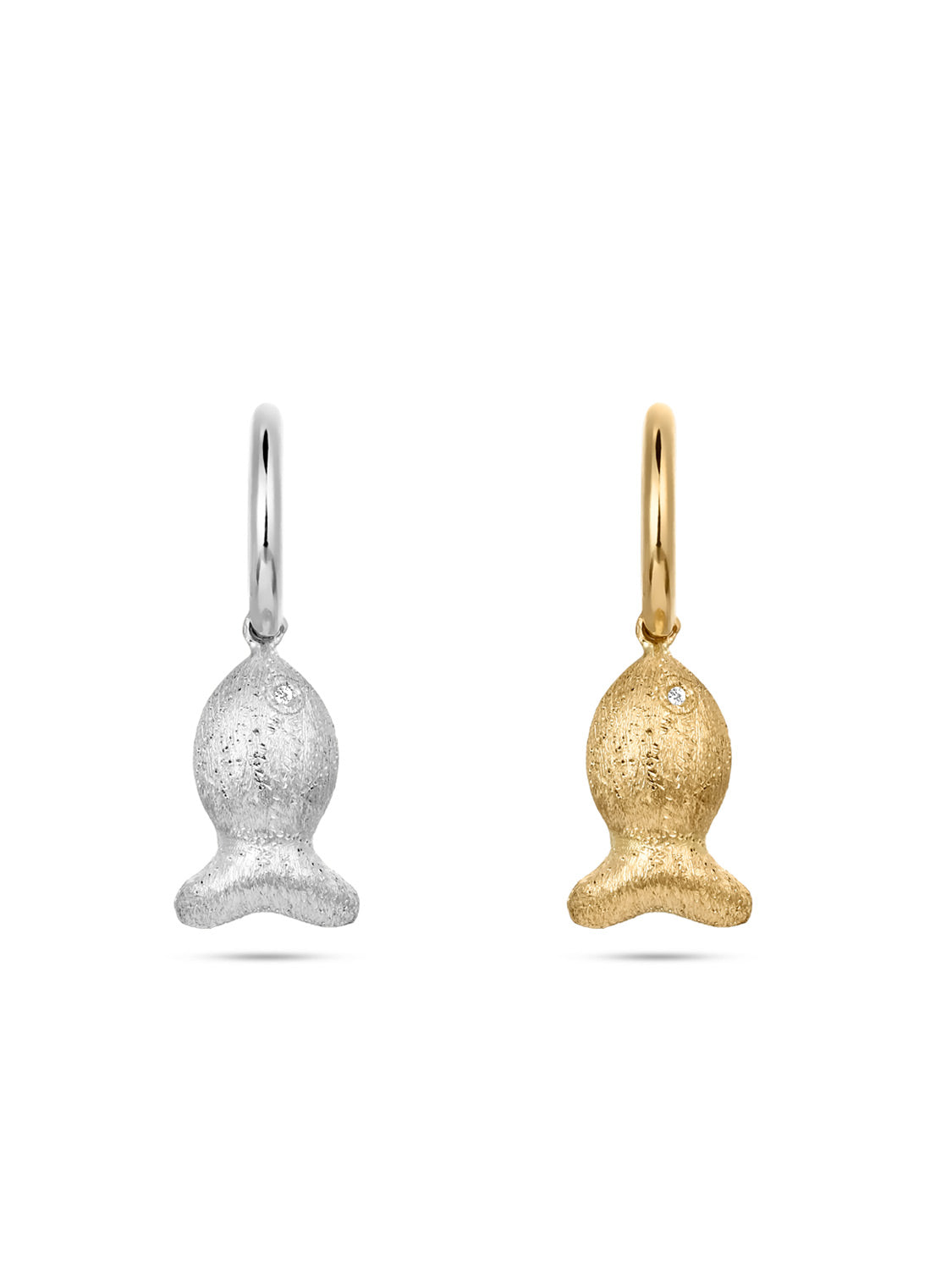 Arc Beads Fish Earrings