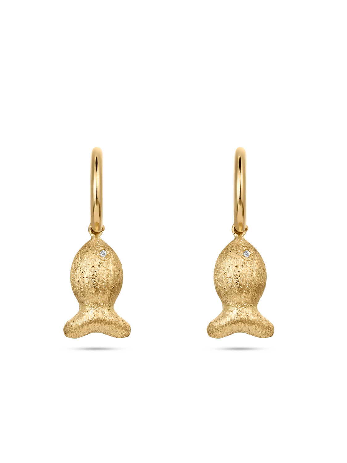 Arc Beads Fish Earrings