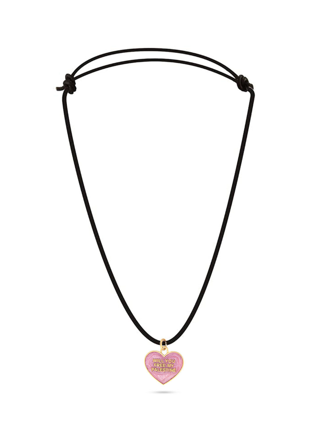 Palestine Mon Amour - Will You Free My Palestine Mini Necklace