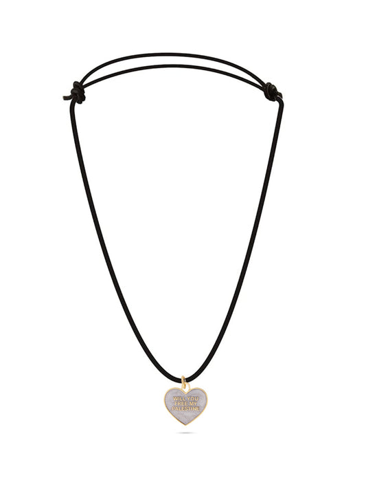 Palestine Mon Amour - Will You Free My Palestine Mini Necklace
