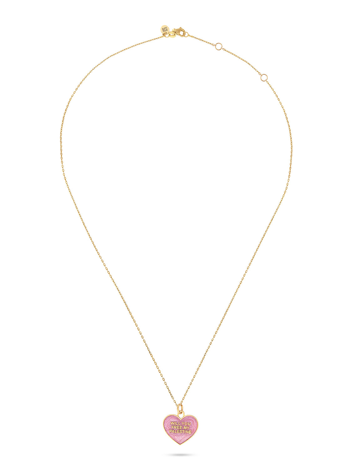 Will You Free My Palestine Mini Necklace