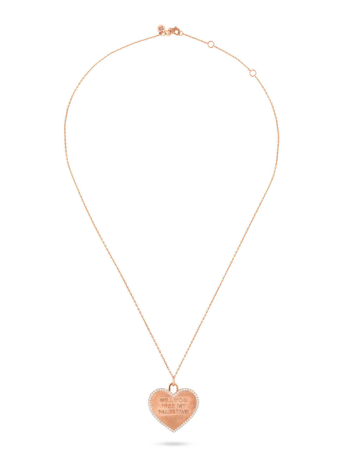 Palestine Mon Amour - Will You Free My Palestine Necklace