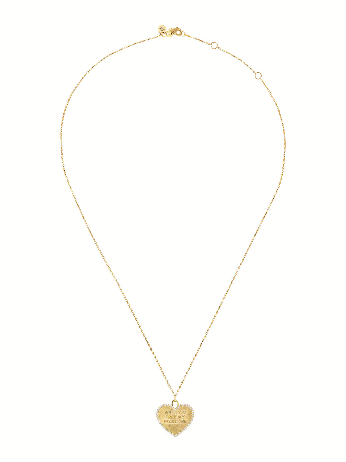 Palestine Mon Amour - Will You Free My Palestine Necklace