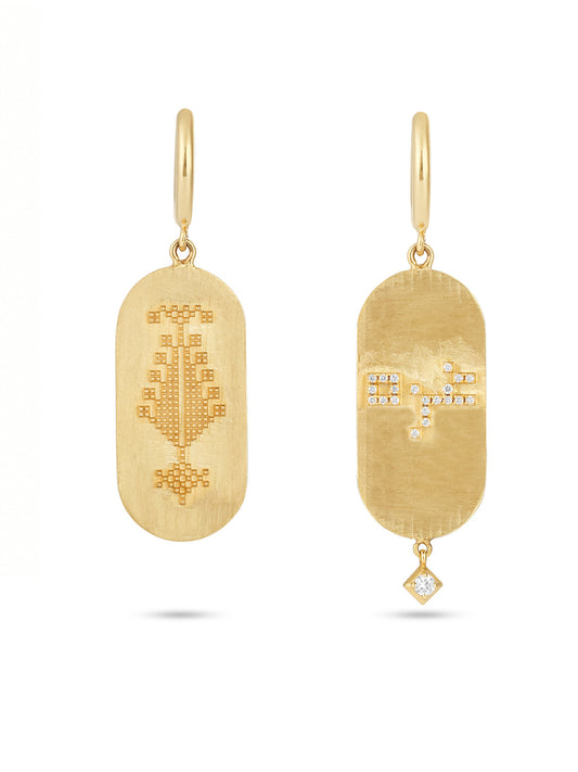 Cypress Tree Gaza Earrings