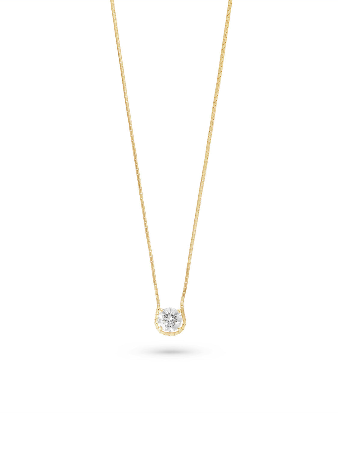 Floating Diamond Necklace