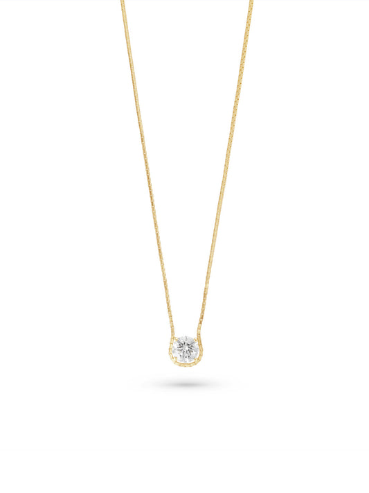 Floating Diamond Necklace