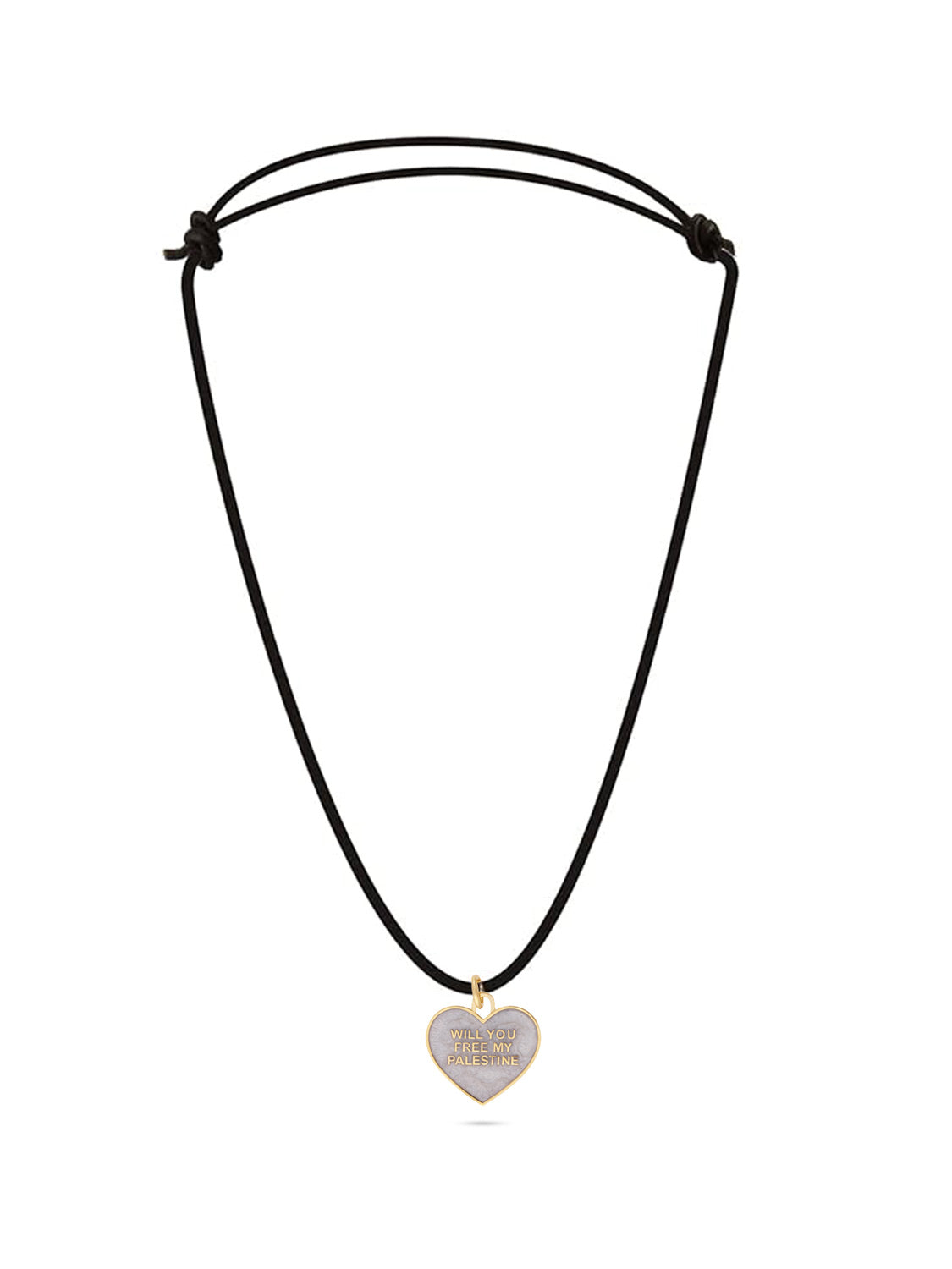 Palestine Mon Amour - Will You Free My Palestine Mini Necklace